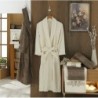 Bamboo Stony Bathrobe Set Brown